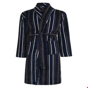Espionage Striped Fleece Gown